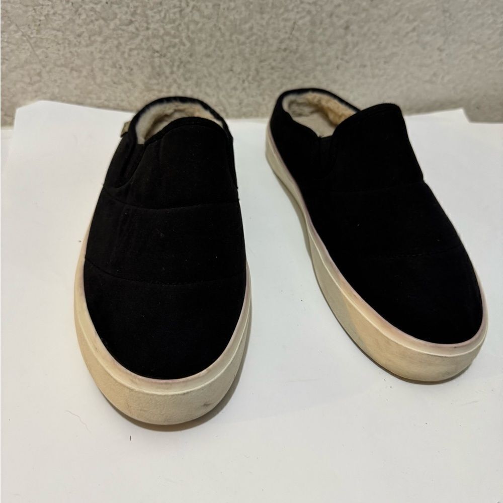 Staheekum Black Suede Slip on/Mule  Size 7